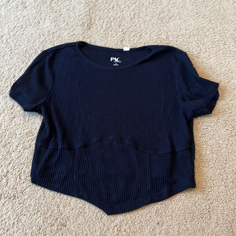 Pacsun dark blue crop top